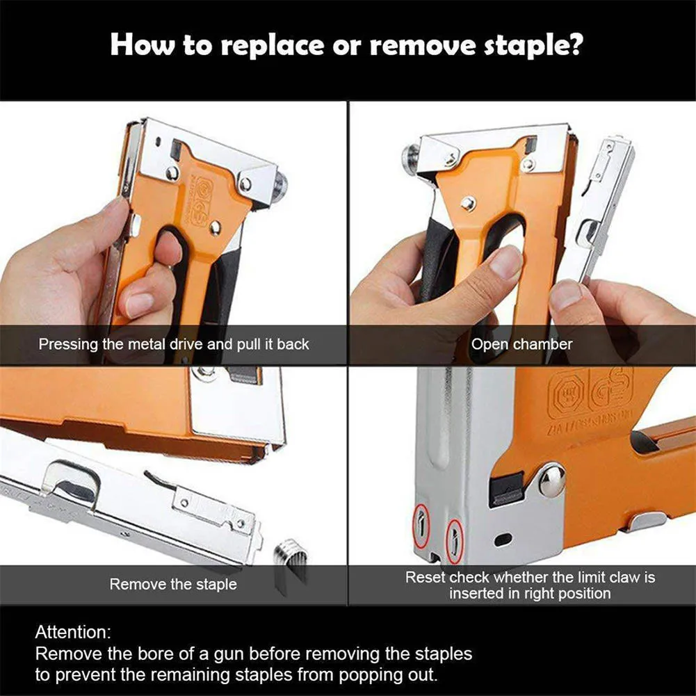 

Equipment Nail Stapler Fastener For Fixing Wires Heavy Duty Upholstery