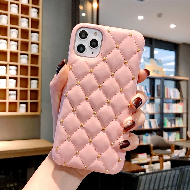 Pink 3 Beyour маленький ароматный Гладкий кожаный чехол для телефона для iPhone 11 Pro X Xr Xs Max 8 7 6 6s Plus роскошный чехол-накладка - Цвет: Pink 3