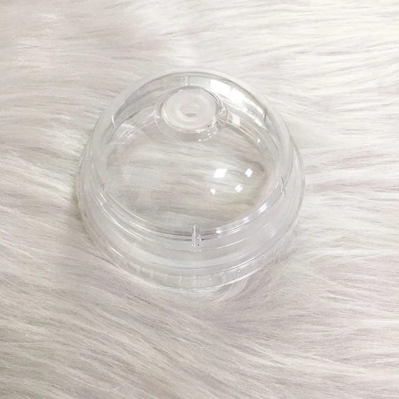 20 унций Прозрачный Акриловый стакан с купольной крышкой соломенная двухслойная