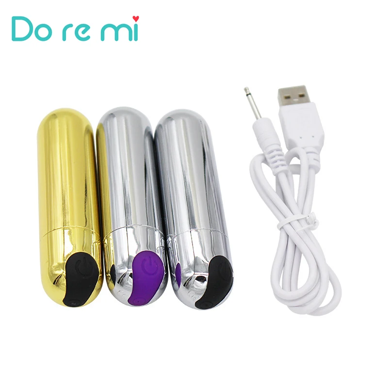 Вибратор пуля Do re mi AV USB перезаряжаемый АБС пластик Стимулятор клитора