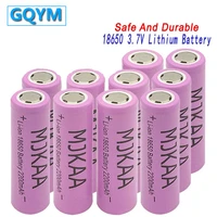 8pcs 18650 rechargeable batteriesnot aa battery 3 7v 2200mah large capacity lithium li ion battery for power bank