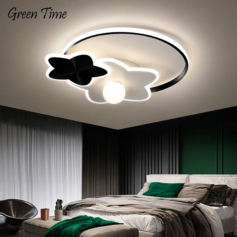 

Современный светодиодный потолочный светильник, креативная домашняя потолочная лампа для гостиной, спальни, столовой, светильник ни, комна...