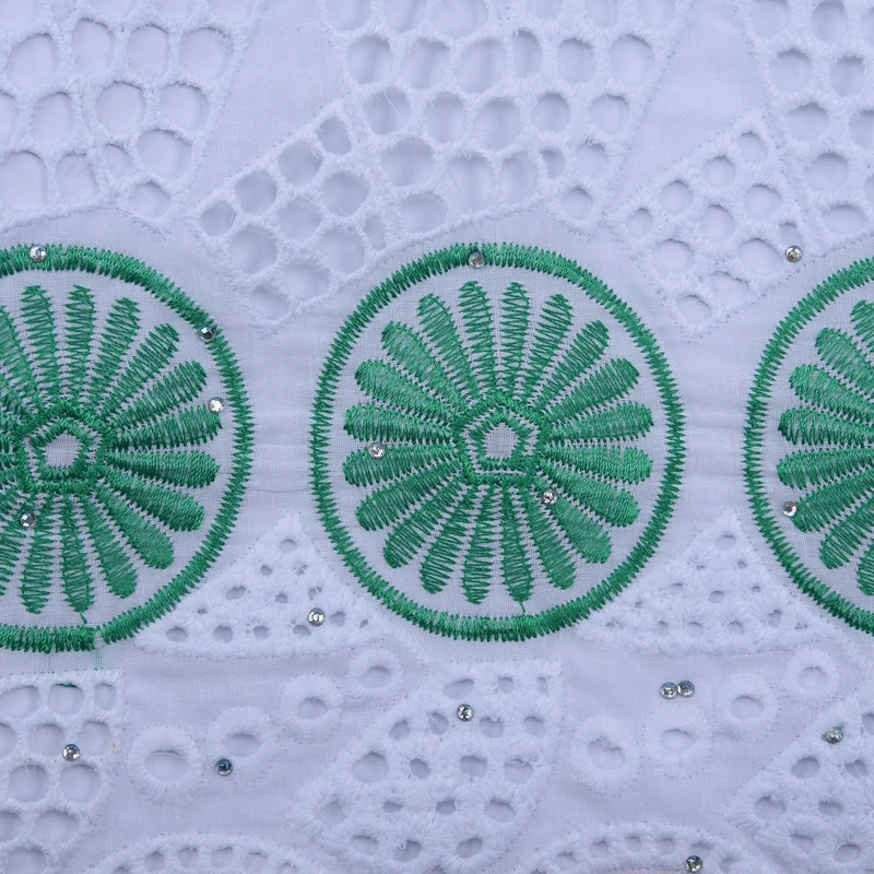 Kalume нигерийская хлопковая кружевная ткань желтая зеленая белая