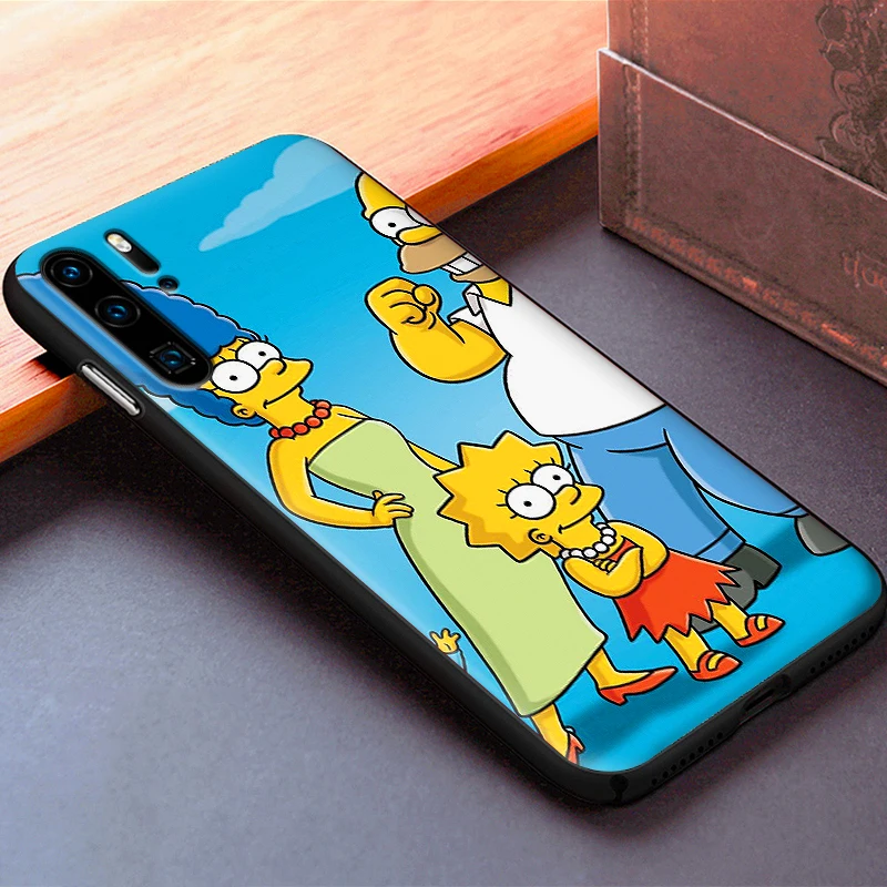 Забавные Симпсоны Мягкий силикон для huawei P30 Lite Pro P Smart 2016 2019 P8 P9 P10 P20 TPU | Мобильные