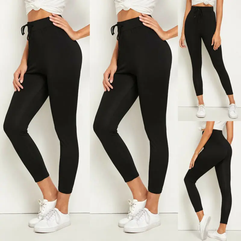 

Women Sport Pants Workout Gym Fitness Leggings Stretchy Trousers Sportswear