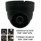 43MP 940nm Невидимая Система подачи чернил непрерывная система чернил потолочный купол Камера NT98562 + SC401AI 2560*1440 24 светодиодами и ИК-подсветкой дальностью действия IRC VMS XMEYE H.265 ONVIF радиатор P2P