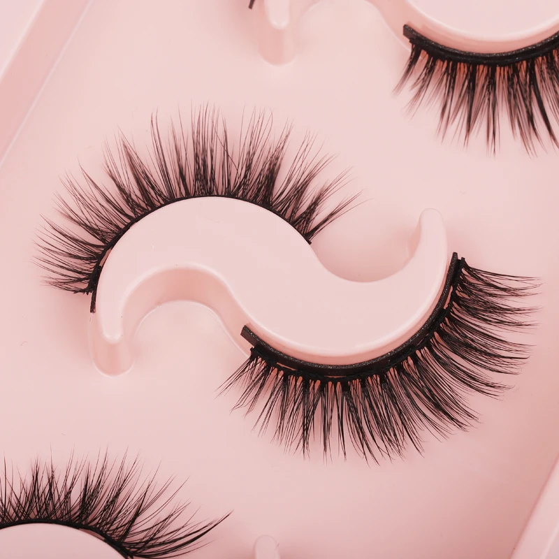 

6 Pairs Magnetic Eyelashes & 2 Pcs Magnetic Eyeliner with Magnet Technology Beauty 3D Natural False Eyelash Makeup Set