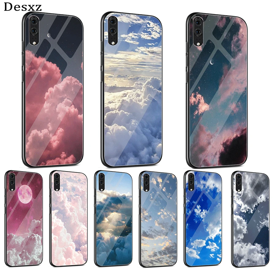 Чехол для мобильного телефона стекло huawei P30 P20 P10 Honor 10 8X Y6 Y9 mate 20 Lite Pro P Smart Cover