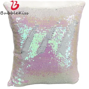 Наволочка для подушки с блестками, 40x40 см
