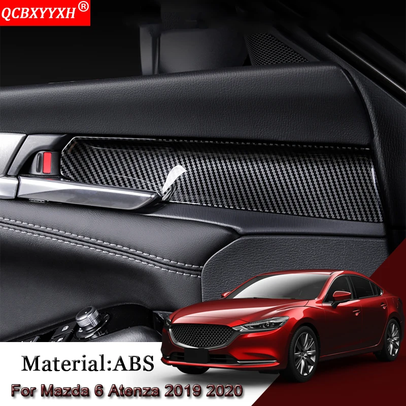 Стайлинг автомобиля ABS автомобильные наклейки для внутренней двери Чаша блестки