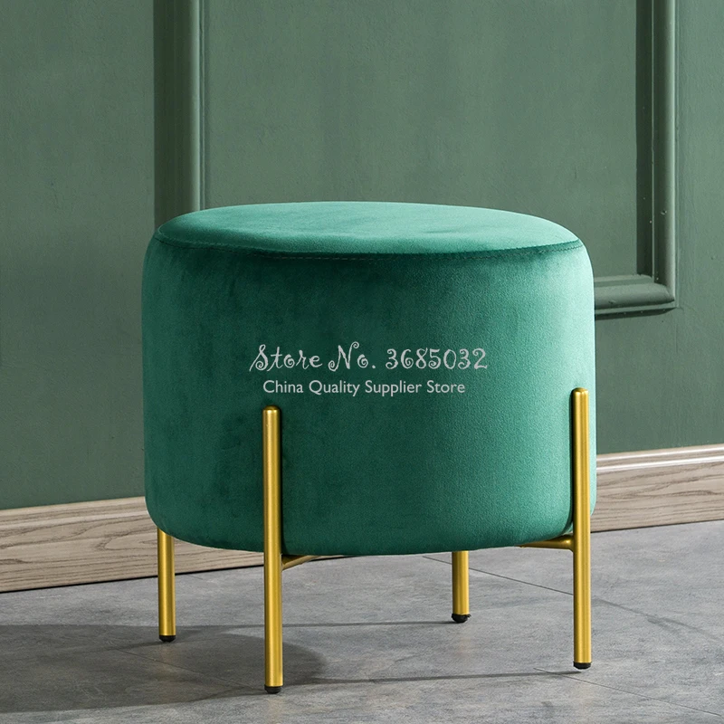 Современный Креативный табурет для обуви со сменной тканью в форме отмака