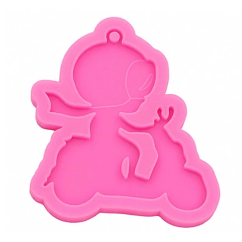 

Silicone Keychain Mold Resin Silicone Rabbit Heart Moon Star Earrings Pendant Mold DIY Keychain Decor Resin Mold Tools