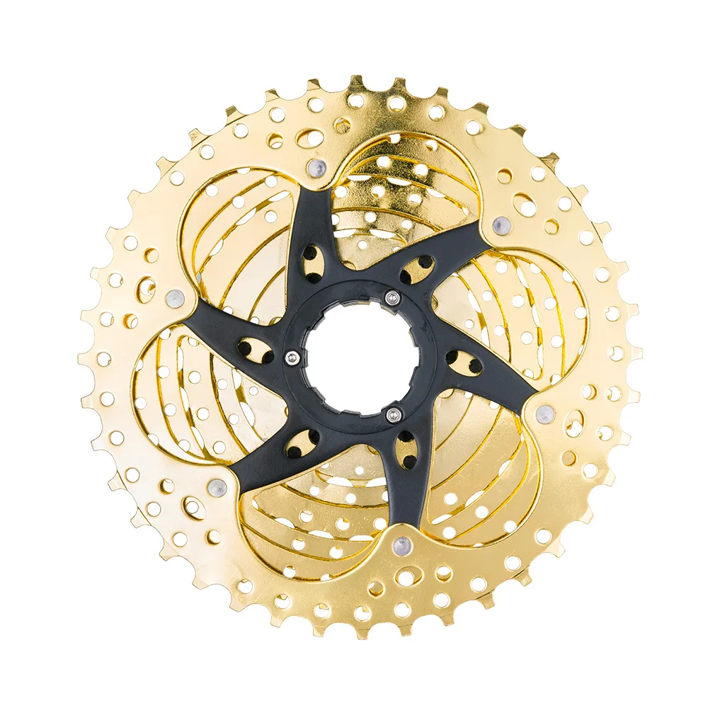 Кассета для горного велосипеда MTB 9 скоростей 11 40T свободное колесо Золотая