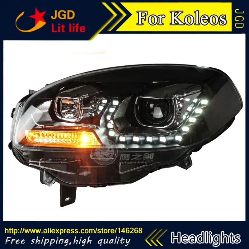 Автомобильный Стайлинг светодиодный HID Rio Renault koleos чехол для фары фар Bi Xenon
