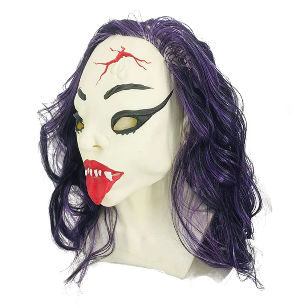 Halloween Party Horror Evil Demon Latex Mask Cosplay Costume Props Scary Funny Jester Masks |