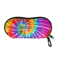 tie dye print sunglasses bag colorful eyeglasses protective soft cover portable eyewear case durable reading glasses bag storage