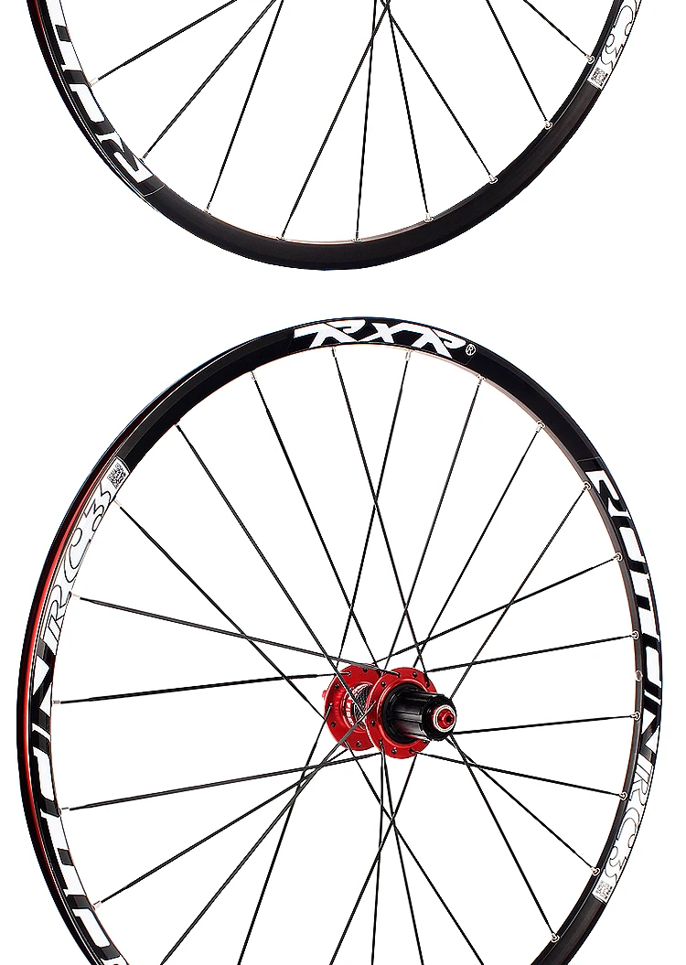 RXR горный велосипед внедорожный MTB Углеродные колеса 26 дюймов RC3 дисковый тормоз 5 подшипников 7-11speed через ось/QR колеса велосипеда