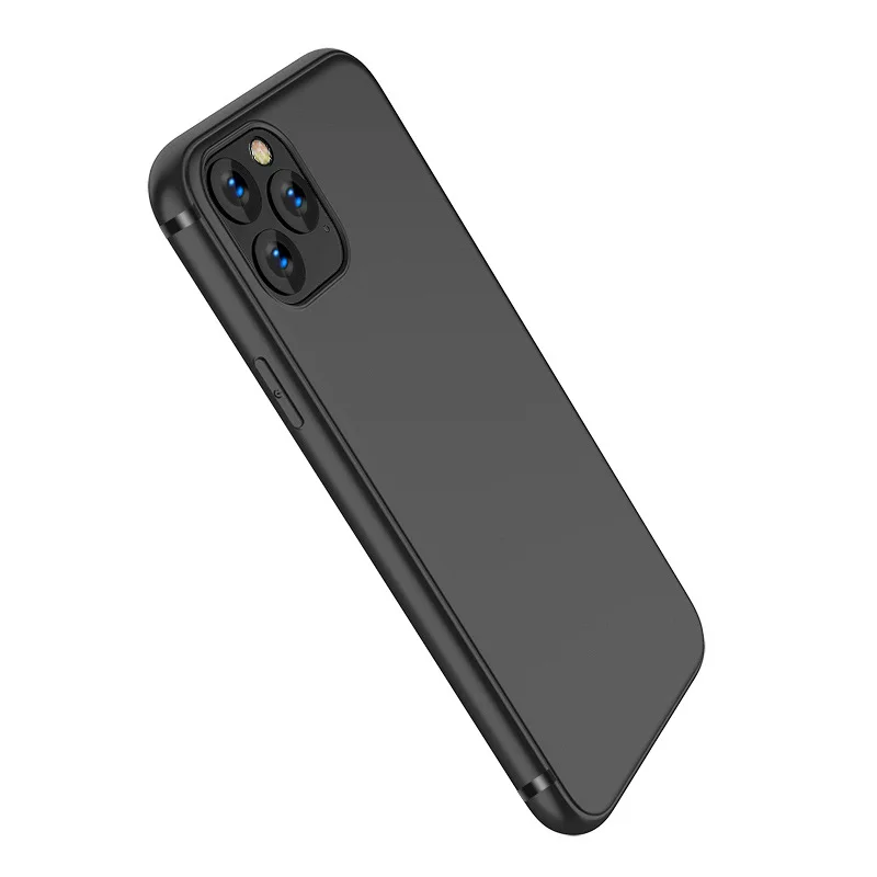 Черный мягкий матовый чехол из ТПУ для Iphone 11 Pro Max X XS 6 6S 7 8 Plus ультратонкий защитный