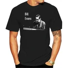 Джазового пианиста Билла Эванса футболка новые летние Стиль качество футболка с круглым вырезом и S-6XL рубашка большого размера