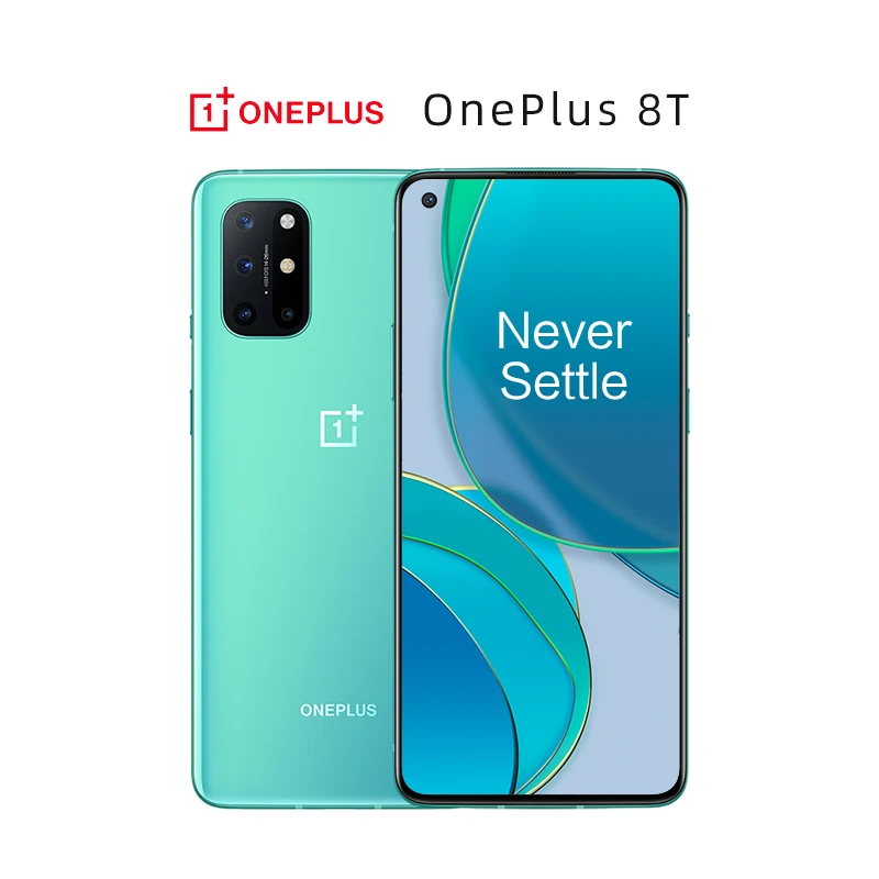 

Official Original New OnePlus 8T 6.55" 5G SmartPhone 120Hz Fluid AMOLED Display Snapdragon 865 Android Mobile Phone 65W Warp