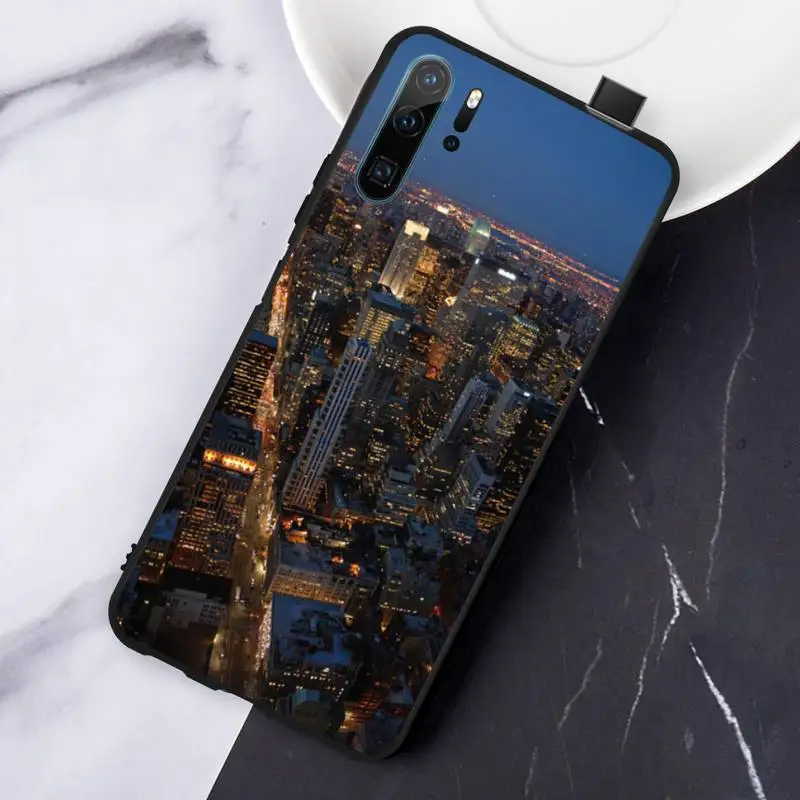 

New York City building Phone Case For Huawei honor Mate P 10 20 30 40 Pro 10i 9 10 20 8 x Lite