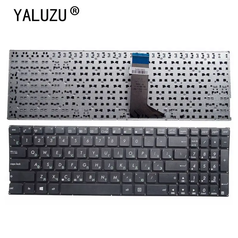 

YALUZU russian laptop Keyboard for ASUS K555D K555DA K555DG K555U K555UA K555UB K555UJ K555UQ black