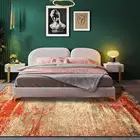 Модные хрустальные люстры свет современный минималистский Абстрактная живописьоранжевыйжелтыйоранжевый красный гостиная прикроватный коврик для спальни коврики