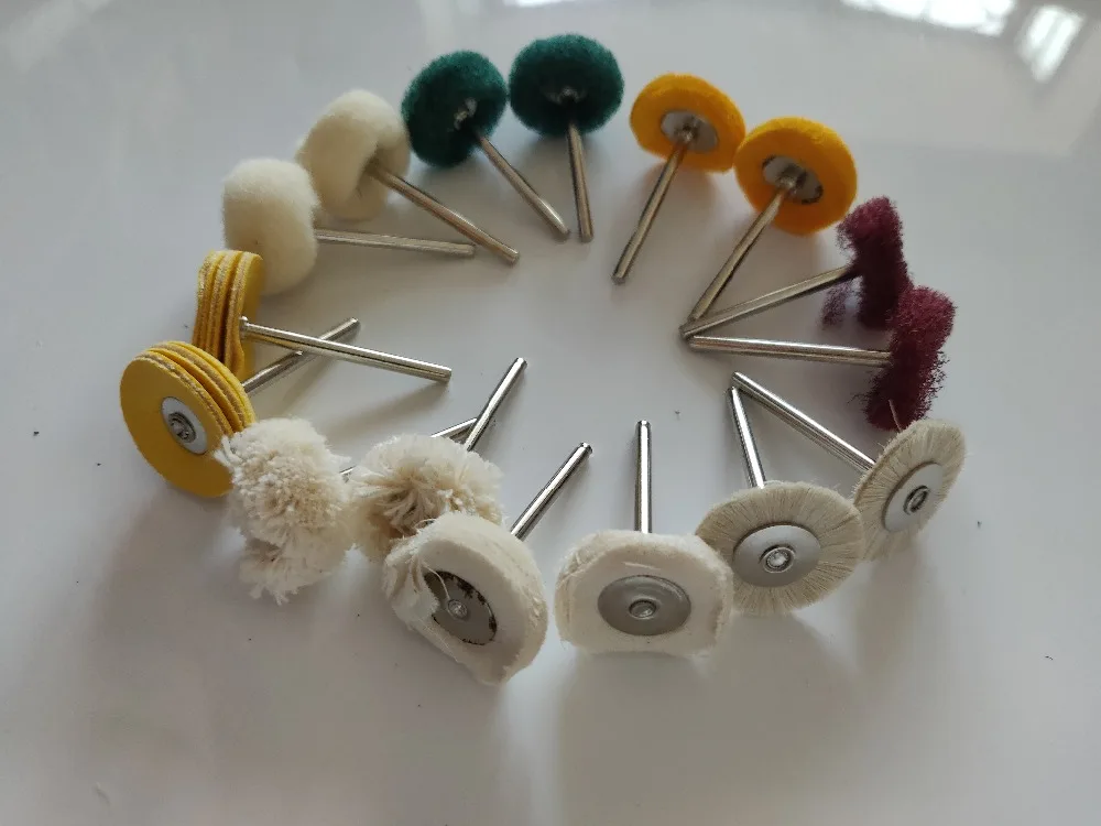 18 шт./лот полировочное колесо подушка для полировки кисточки ювелирные изделия