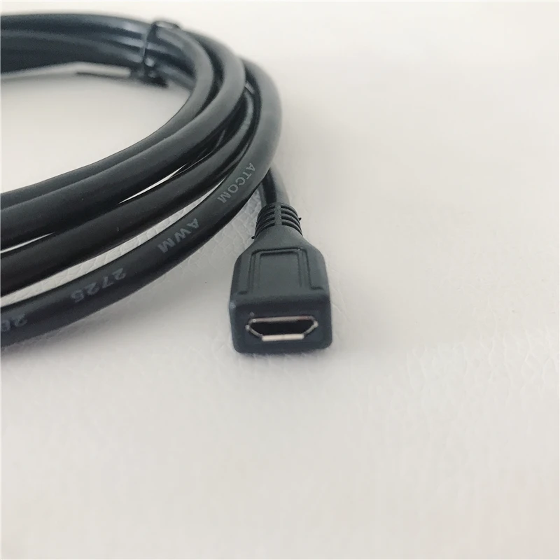 OTG функциональный реальный 5 контактный сварочный Micro USB штекер на 5p гнездо M/F