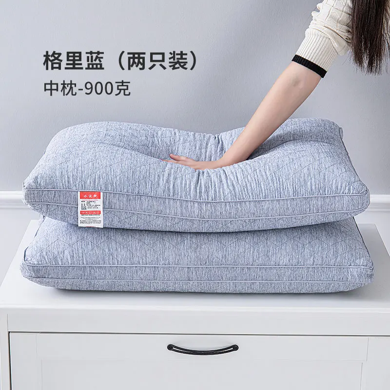 

Pillow single men and women a pair of home cervical pillows to help sleep double memory cotton pillow core
