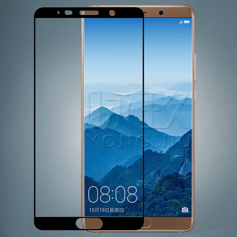 Высокое качество полное покрытие Защитное стекло для huawei mate 10 закаленное