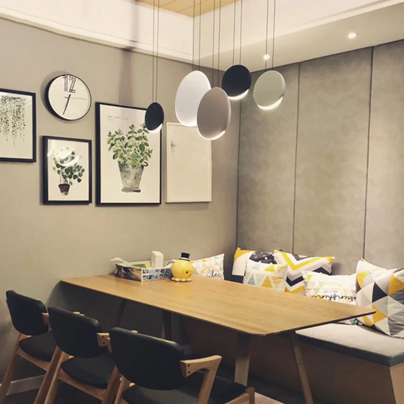 Nordic светодиодный Macaron подвесной светильник s Light ing Loft спальня гостиная кухня
