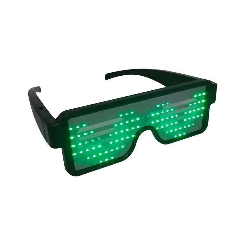 

New 8 Modes Quick Flash LED Party Glasses USB charge Luminous Glasses Christmas Party Supplies Concert light Toys Dropshipping