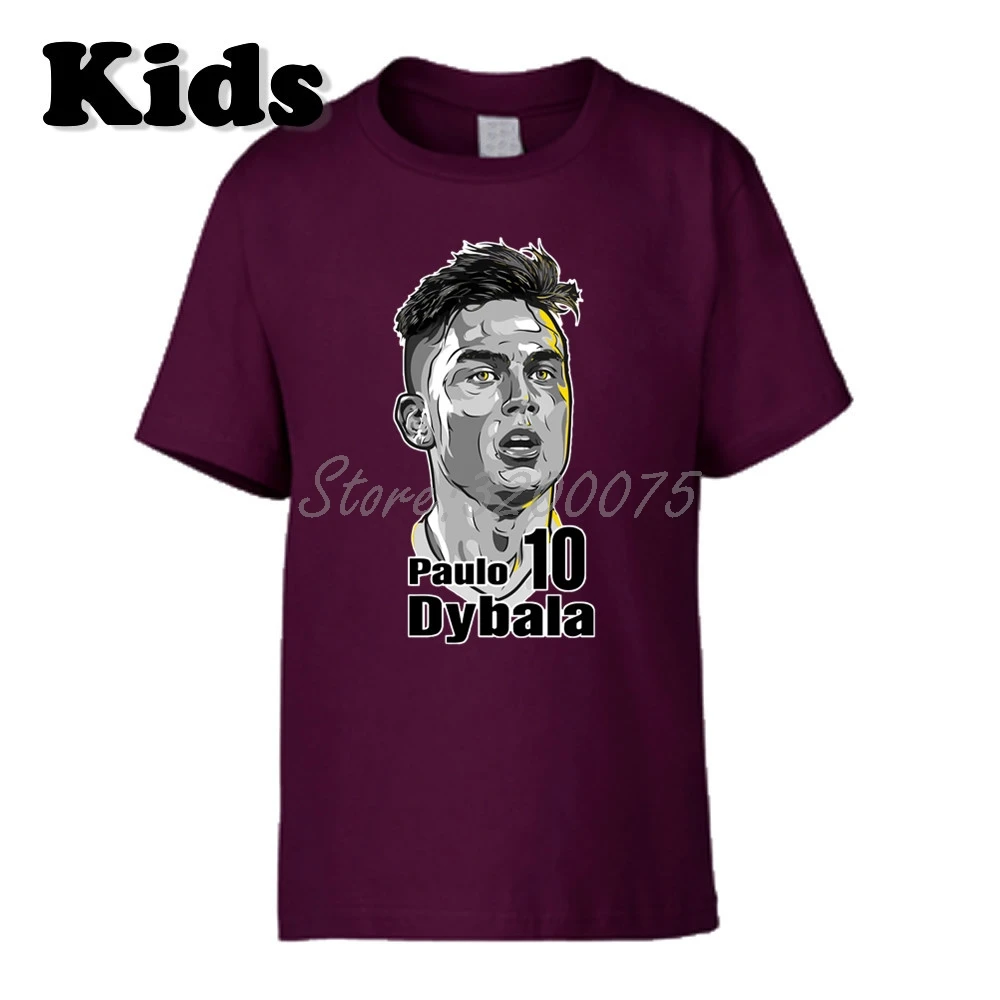27 Детская футболка La Joya Paulo Dybala 10 масок жестов, одежда, футболка для мальчиков и девочек, W19033003 - Цвет: 27