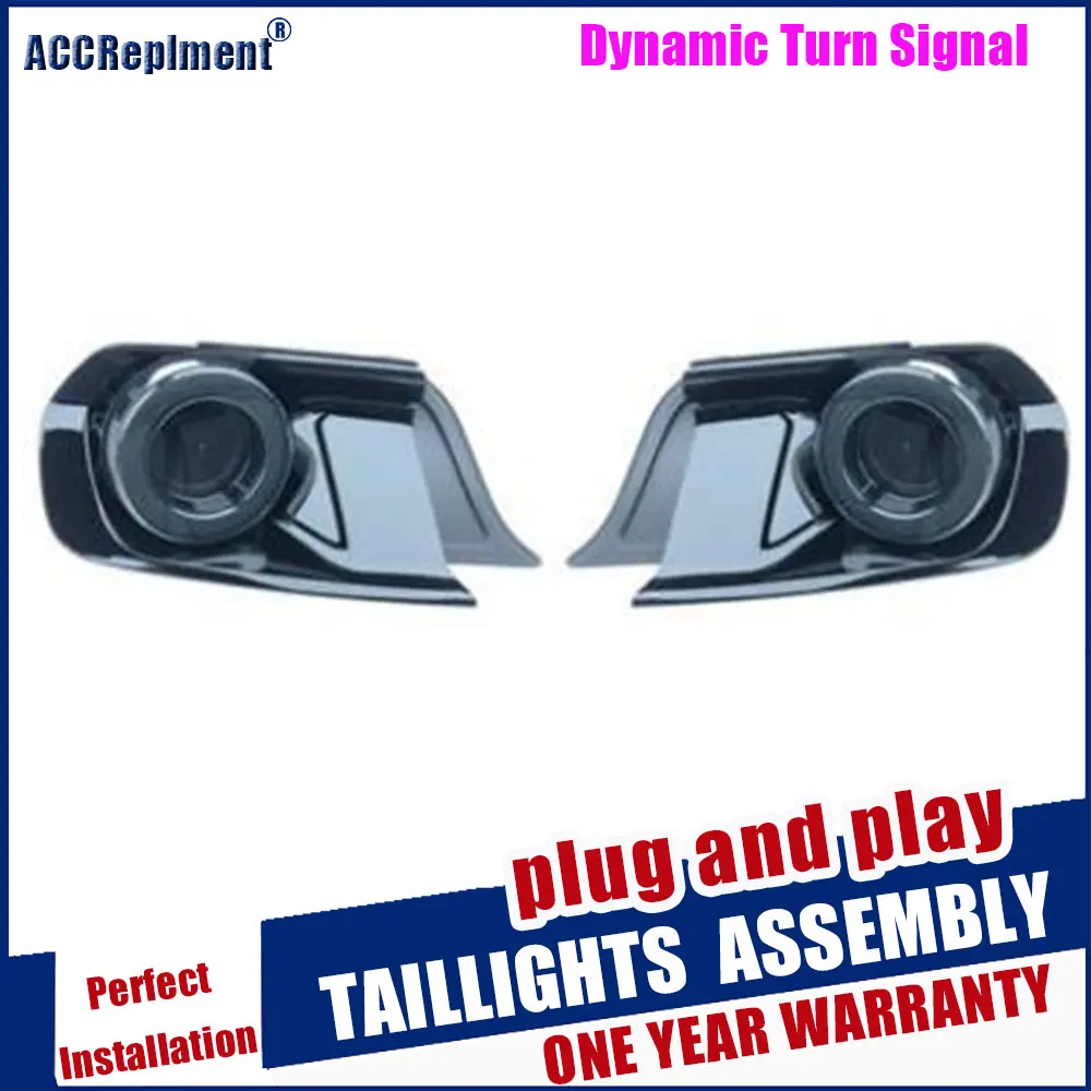 

Car Styling LED Complete Tail Lamp for Ford Mustang GT Taillights 2015-2019 Rear Light DRL+Turn Signal+Brake+Reverse light