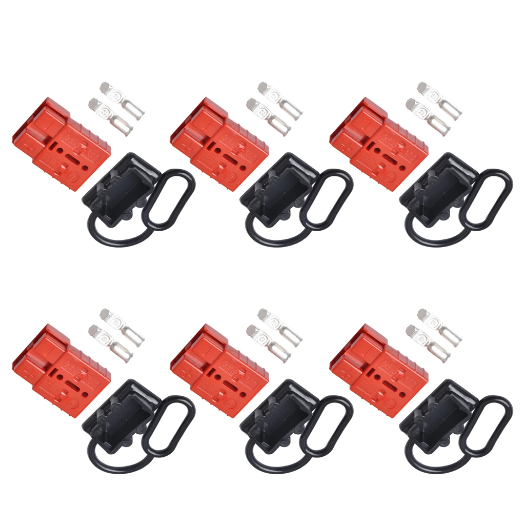 6x Универсальный 6 AWG 50A батарея подключения быстрый разъем для 12V трейлер лебедки