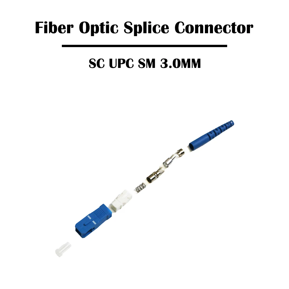 10/20 Pieces SC UPC/APC 3.0mm Optical Fiber Splice Connector SM Single Mode MM Multi Simplex FTTH without Ceramic Ferrule | Компьютеры и