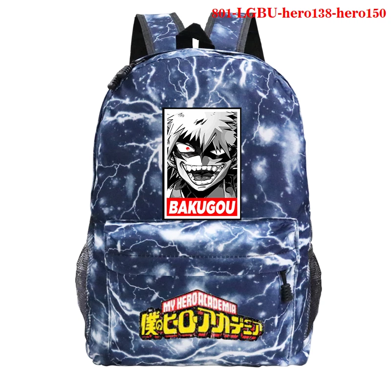 

Japan Anime My Hero Academia School Backpack Boys Girls Teenager Students School Bags Anime Manga Sports Laptop Backpack Bags