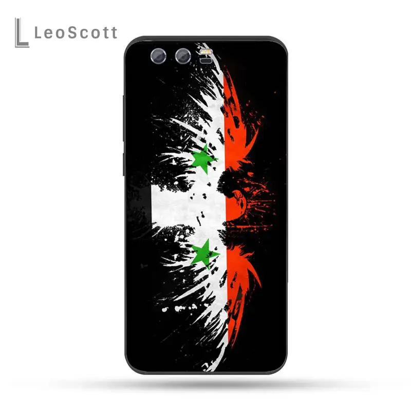 

Syria Flag Phone Case For Huawei Honor view 7a5.45inch 7c5.7inch 8x 8a 8c 9 9x 10 20 10i 20i lite pro