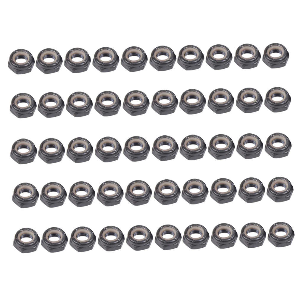 50 шт. сменные осевые гайки для скейтборда Лонгборда колеса грузовика занятий