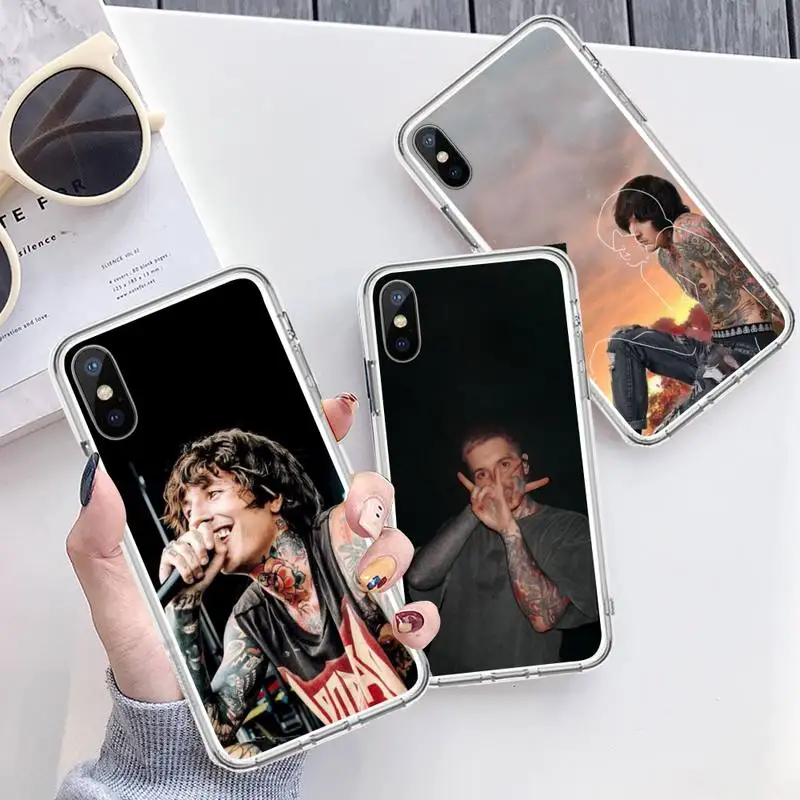 

Oliver Sykes British singer Phone Case Transparent soft For iphone 12 11 13 7 8 6 s plus x xs xr pro max mini