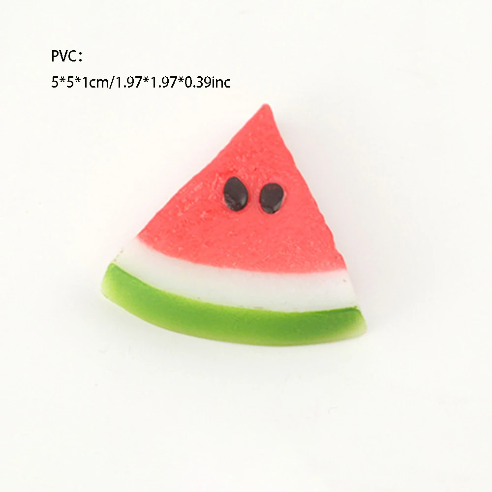 

Simulation Fruit Slices Fruit Block Plastic Artificial Fruit Models Lifelike Decorative Fake Fruit Decoration Photo Props