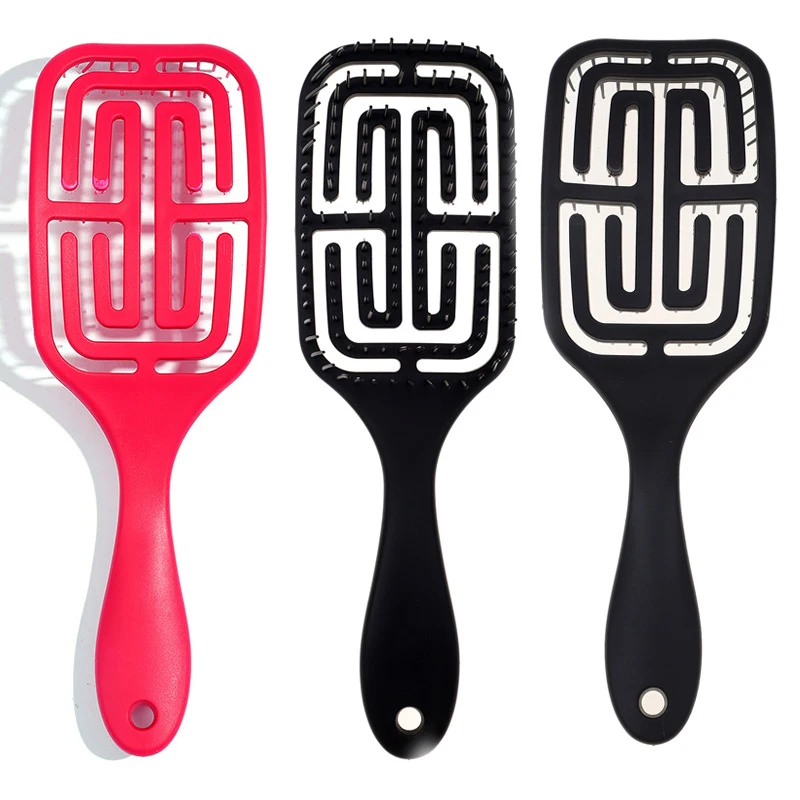 

Профессиональная расческа для волос с вентиляцией, гребень для влажной и сухой шерсти, инструмент для парикмахерской