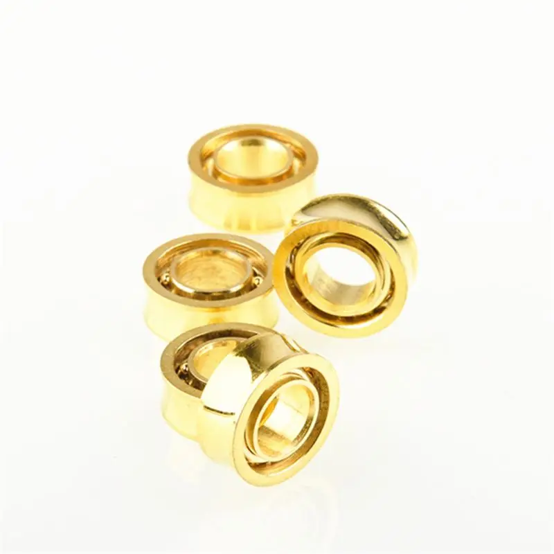 

6pcs R188KK UR188 Gold Plated Bearing For Fidget Spinner Yoyos Fan