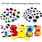 100 шт 6-20 мм самоклеящаяся поверхность игрушечные бегающие глазки набор сделай сам для Скрапбукинг ремесла проектов 