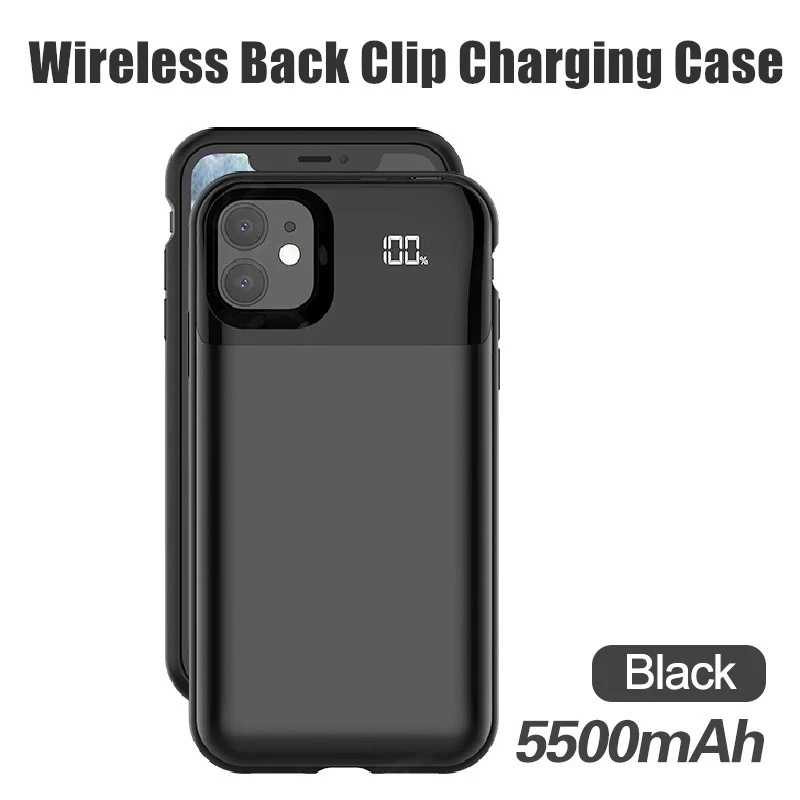 10000 мАч батарея зарядное устройство чехол для iPhone 11 12 Pro Max 5S 5 SE 5C 6 6S 7 8 plus X XR XS MAX Power