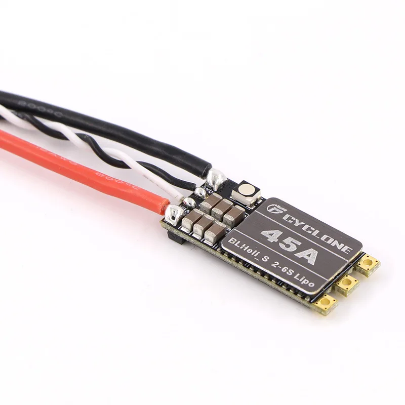 Cyclone 35A/45A BLHeli_S Поддержка D Shot 150/300/600 ESC встроенный светодиодный источник питания 2 6S