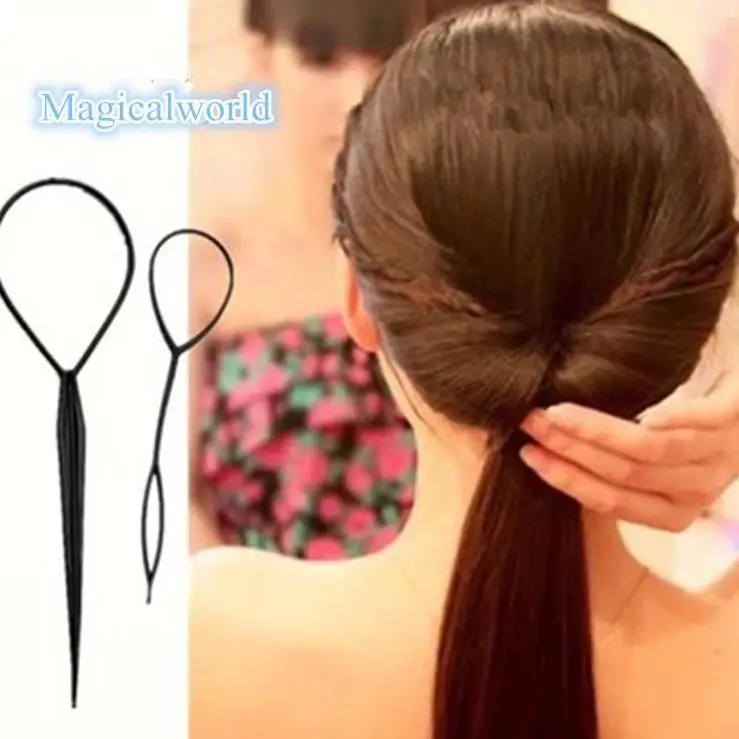 

2 шт., инструмент для укладки конского хвоста