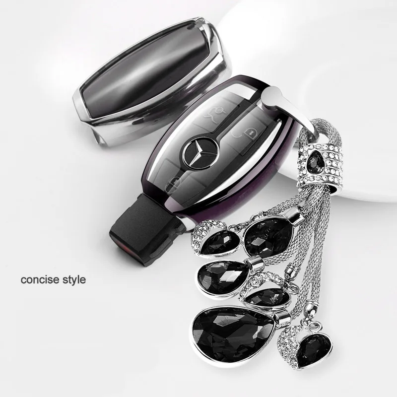 Автомобильный ключ чехол для ключей в виде ракушки украшение Mercedes Benz glc260