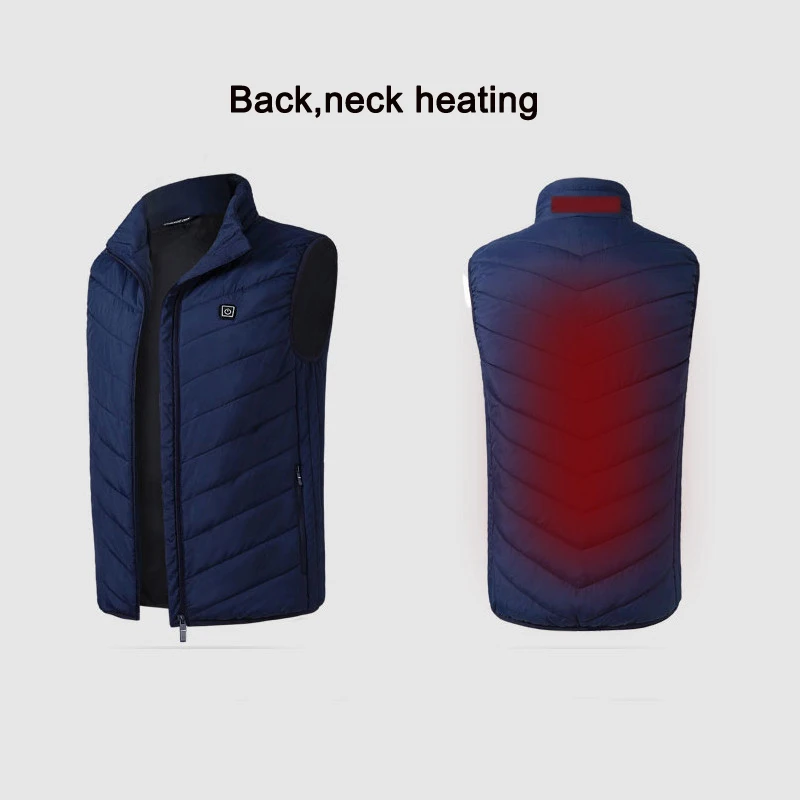Куртка с подогревом USB для мужчин и женщин теплое пальто электроподогревом